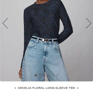 Splendid Cecelia Floral Long Sleeve Tee.